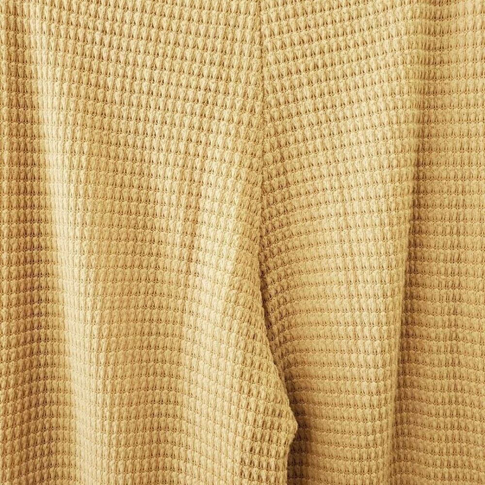 Windsor Waffle Knit Pants Medium Brown Wide Leg Flare Pull-On Lounge Casual - Picture 3 of 6